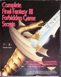 Final Fantasy complete  final fantasy III Forbidden Game Secrets (tweedehands guide)