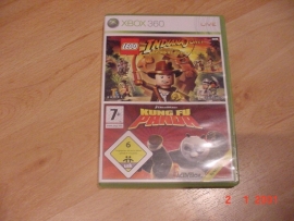 Kung Fu Panda + Lego Indiana Jones (Xbox 360 Used Game)