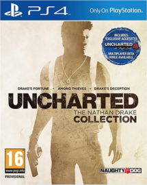 Uncharted The Nathan Drake Collection game only (ps4 tweedehands game)