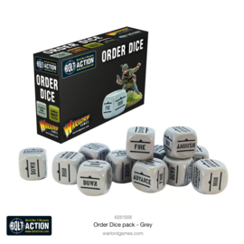 Order dice pack grey color (Bolt action nieuw)