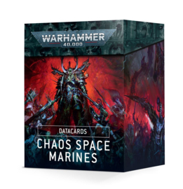 Warhammer 40.000 Chaos Space Marines Datacards (Warhammer Nieuw)