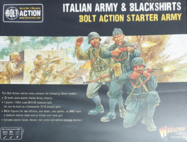Italian Army and blackshirts starter army (Bolt action nieuw)