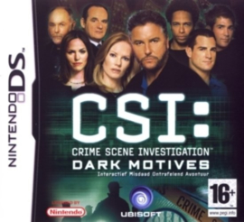 CSI Crime Scene Investigation 2: Dark Motives zonder boekje (Nintendo DS tweedehands game)