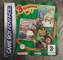 3 in 1 rugrats spongebob en tak (Gameboy Advance tweedehands game)