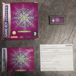 Who wants to be a millionaire (Nintendo Gameboy Advance tweedehands game)