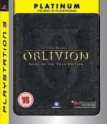 Oblivion the Elder Scrolls IV Platinum Game of the Year Edition (ps3 used game)