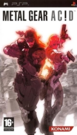 Metal Gear Acid met art boekje(psp tweedehands game)