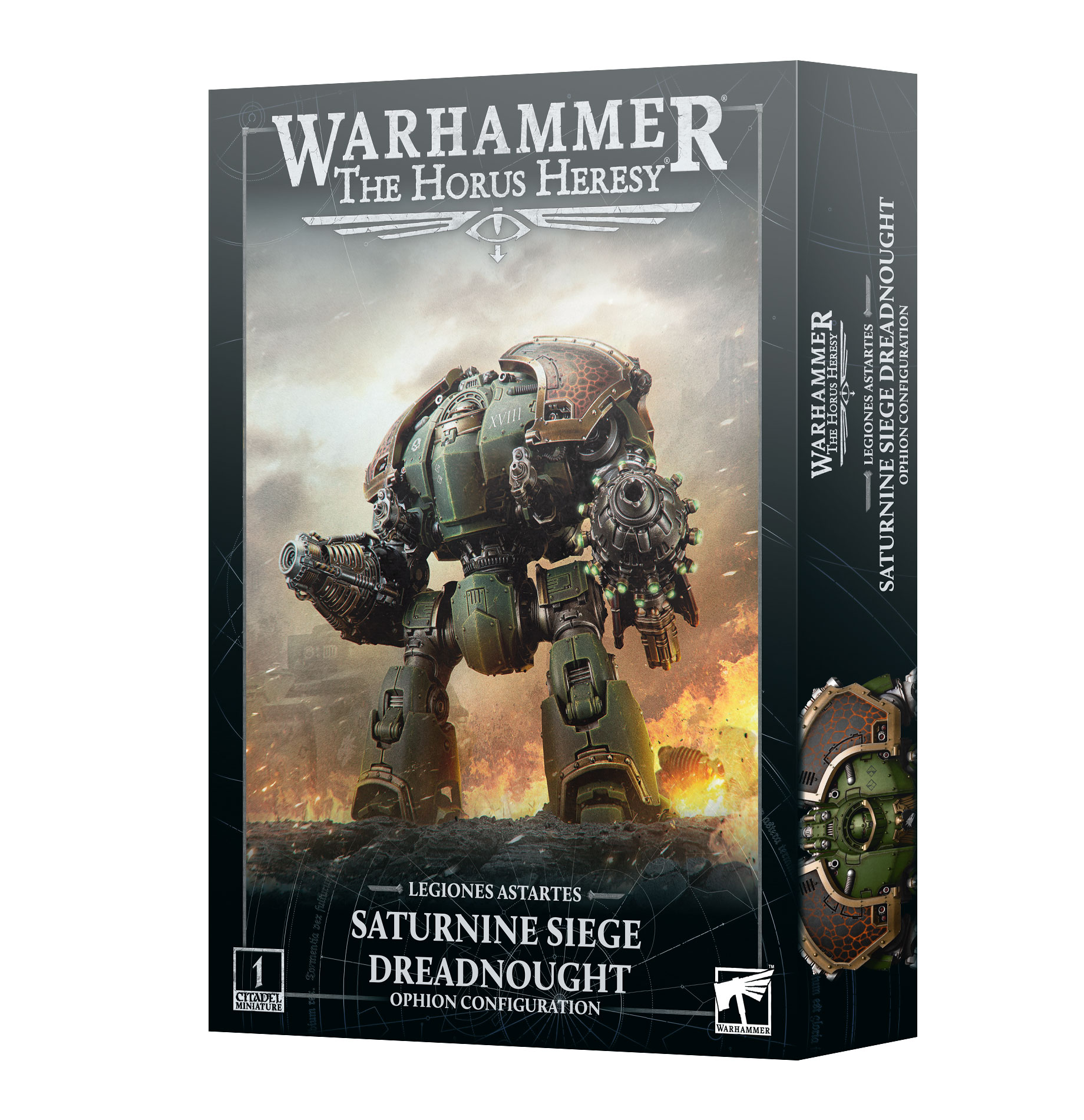 Legiones Astartes Saturnine Siege Dreadnought Ophion (warhammer nieuw)