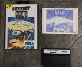 Populous (Sega Mega Drive tweedehands game)