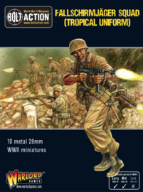 Fallschirmjager squad (tropical uniform) (Bolt action nieuw)
