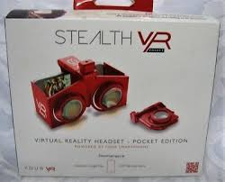 Stealth VR Pocket Virtual Reality Bril voor je smartphone rood (nieuw)