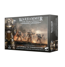 Legiones Astartes Cataphractii Terminators with Volkite Chargers and Power Mauls (Warhammer nieuw)