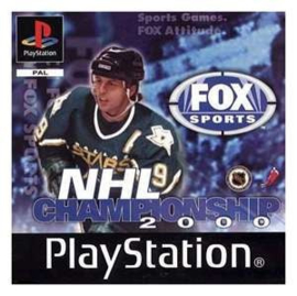 NHL Championship 2000 zonder boekje (PS1 tweedehands game)