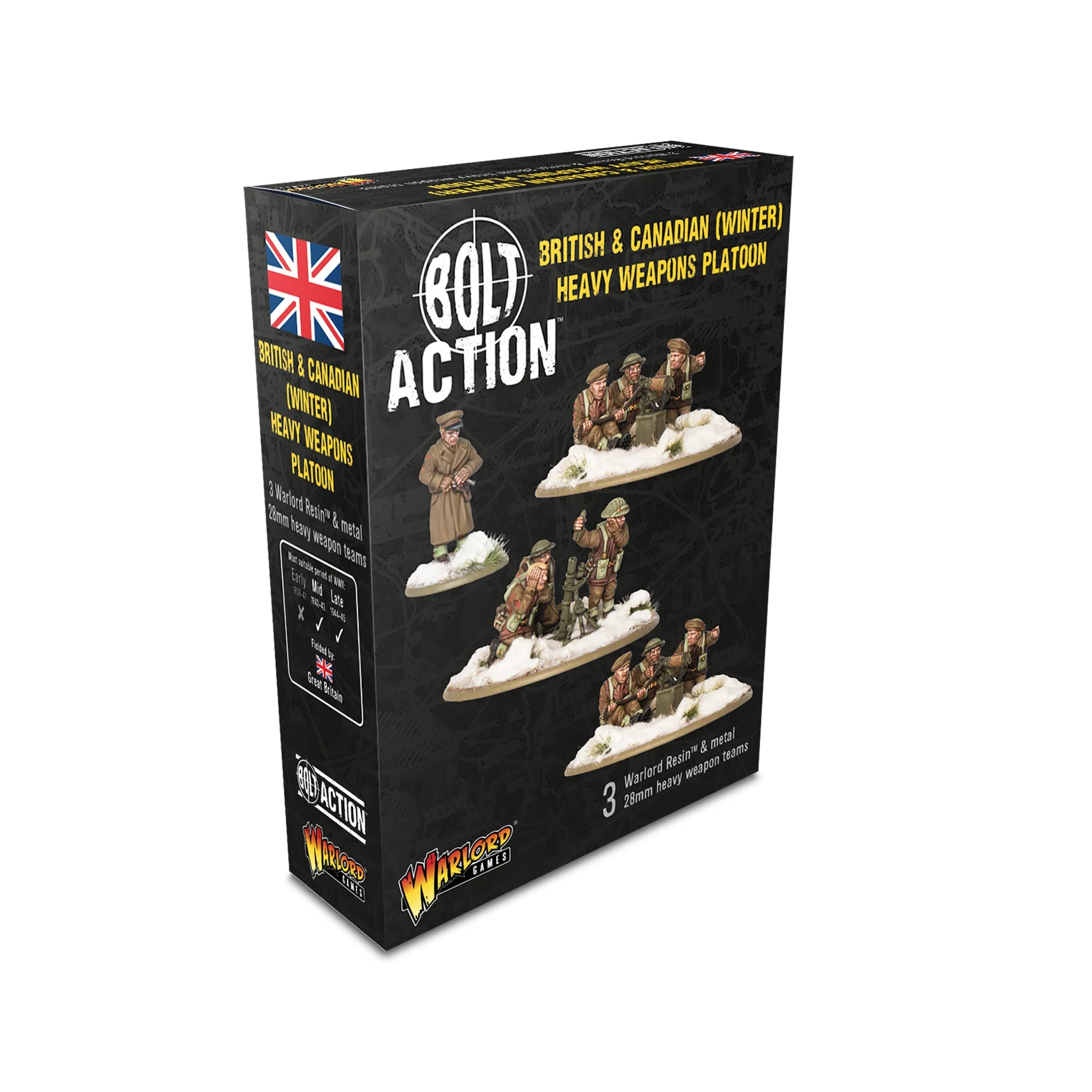 British and Canadian (winter) Heavy weapons platoon (Bolt action nieuw)