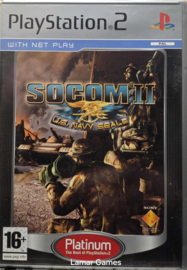 SOCOM II U.S. Navy SEALs platinum (PS2 Used Game)