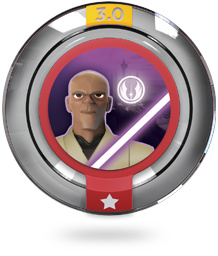 Disney Infinity 3.0 Power Discs Galactic Team Up Mace Windu (Disney infinity tweedehands)