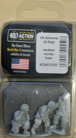 US Airborne (d-day) medium mortar team (Bolt action nieuw)