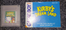 Kirby's Dreamland met boekje maar zonder doojse (Gameboy tweedehands game)