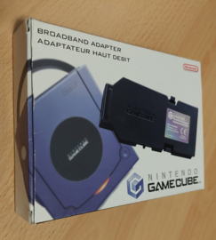 Gamecube Broadband Adapter in doos (Nintendo gamecube tweedehands accessoire)