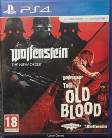 Wolfenstein double pack (PS4 tweedehands game)