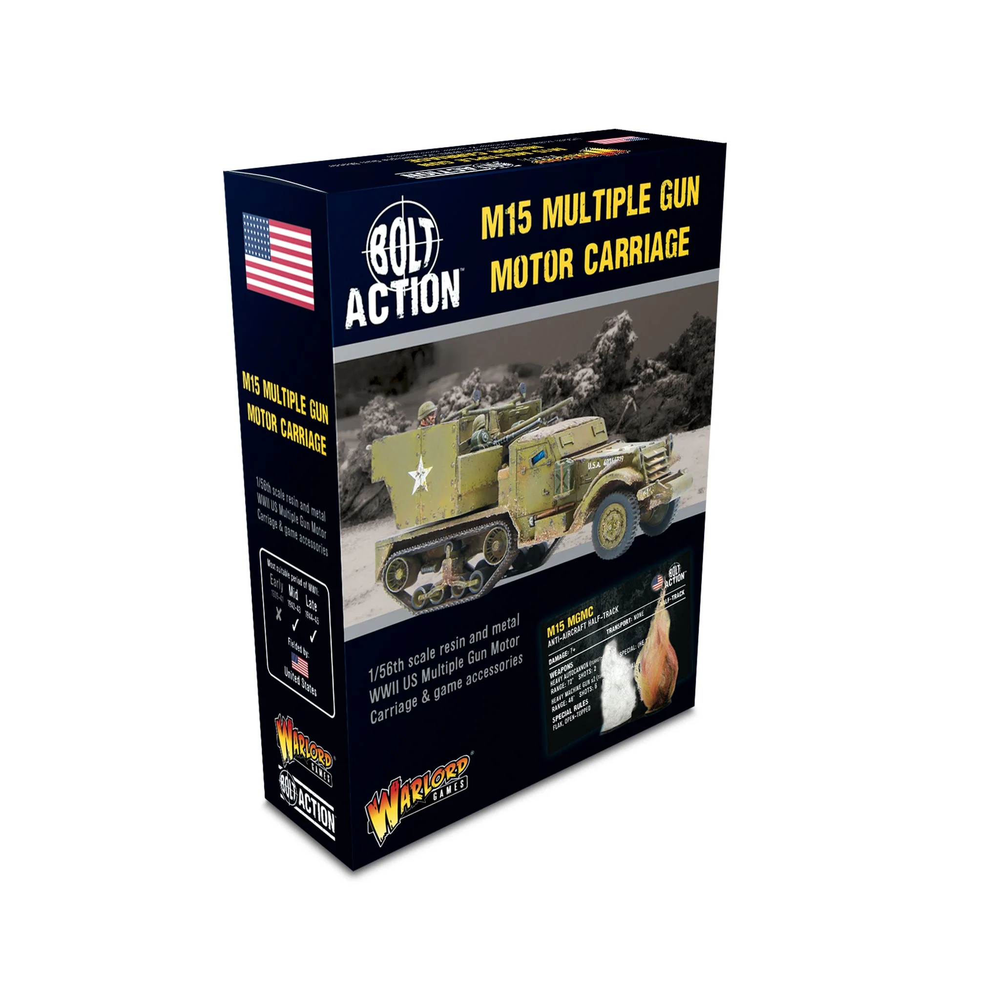 M15 Multiple Gun Motor Carriage (Bolt action nieuw)