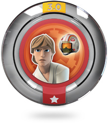 Disney Infinity 3.0 Power Discs Luke Rebel Alliance Flight Suit    (Disney infinity tweedehands)