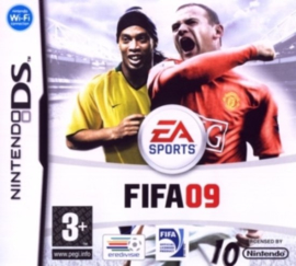 FIFA 09 licht beschadigde cover (Nintendo DS tweedehands game)