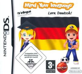 Mind your language Lern Deutsch (Nintendo DS  tweedehands game) (Engels)