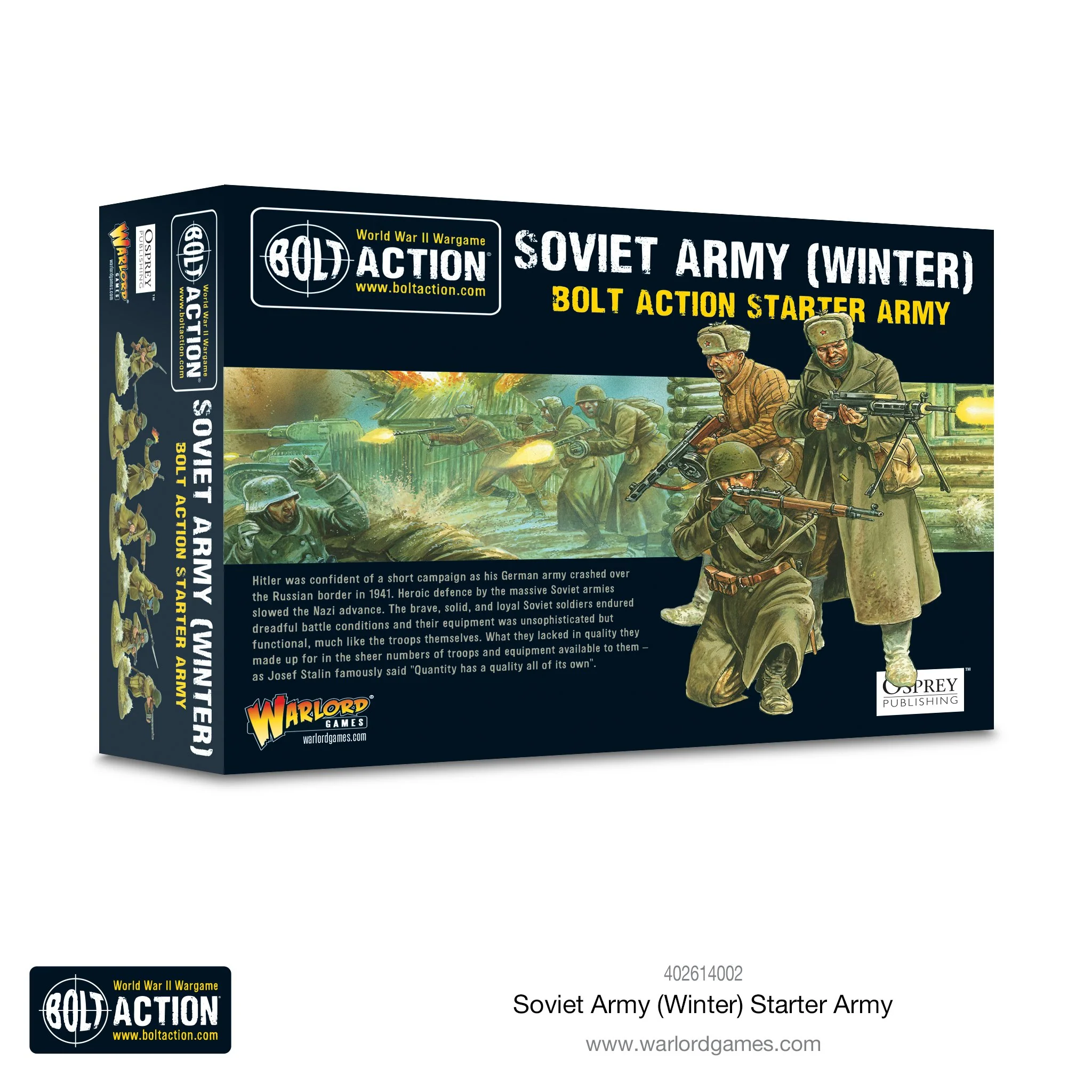 Soviet army (winter) starter army (Bolt action nieuw)