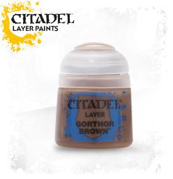 Citadel layer Gorthor Brown 12 Ml (Warhammer Nieuw)