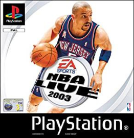 NBA Live 2003 zonder boekje (ps1 tweedehands game)