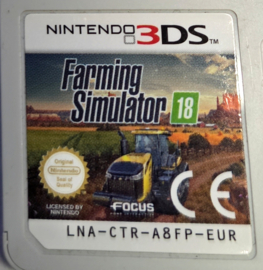 Farming Simulator 18 losse cartridge (Nintendo 3DS tweedehands game)