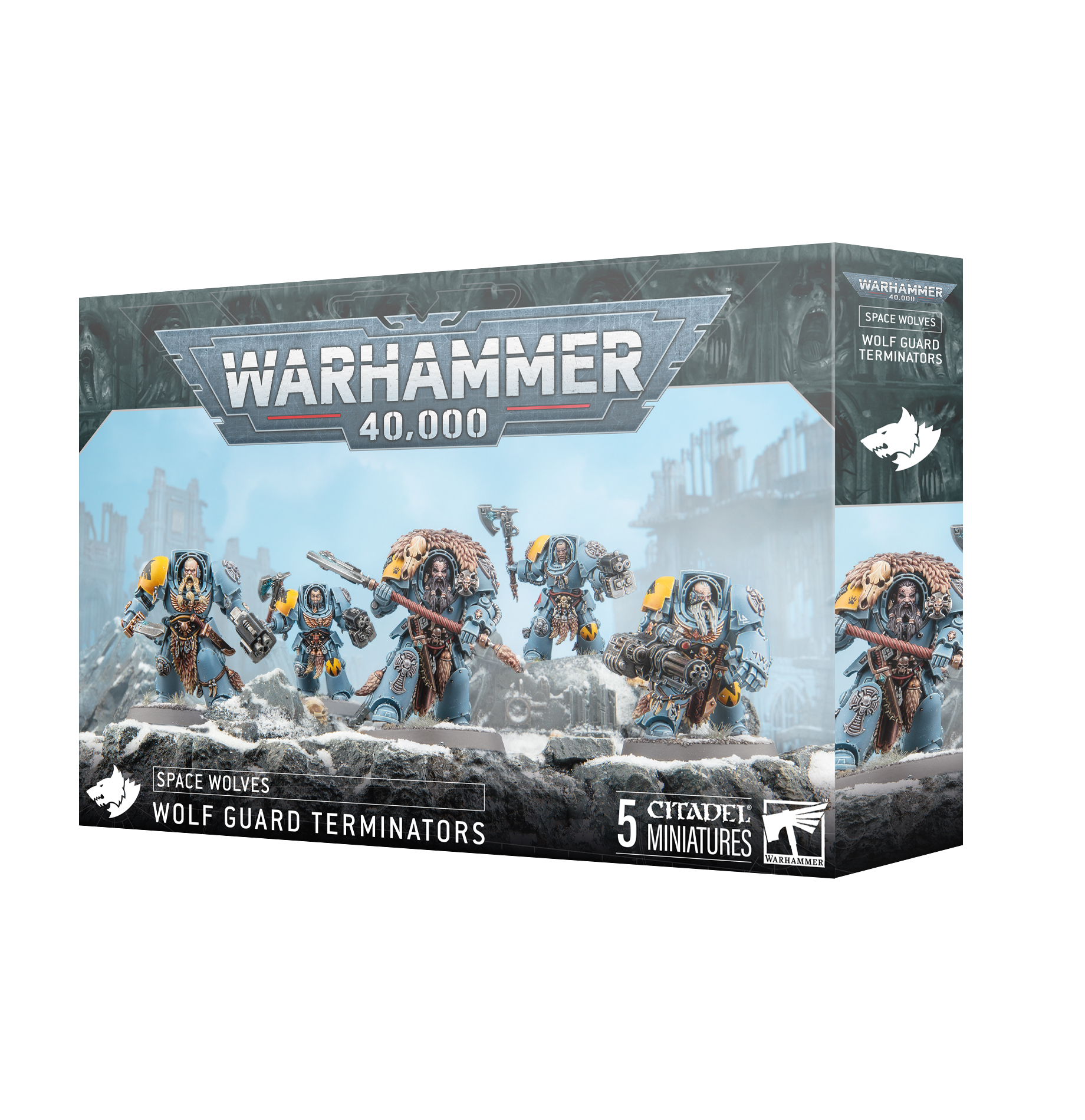 Space Wolves Wolf Guard Terminators (Warhammer Nieuw)