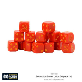 Soviet union d6 dice pack (Bolt action nieuw)