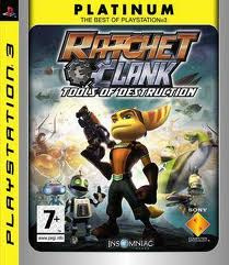 Ratchet & Clank Tools of Destruction platinum (ps3 tweedehands game)