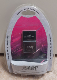 Snap 4Mb Memory Card, black NGC (Nintendo Gamecube Nieuw accessoire)