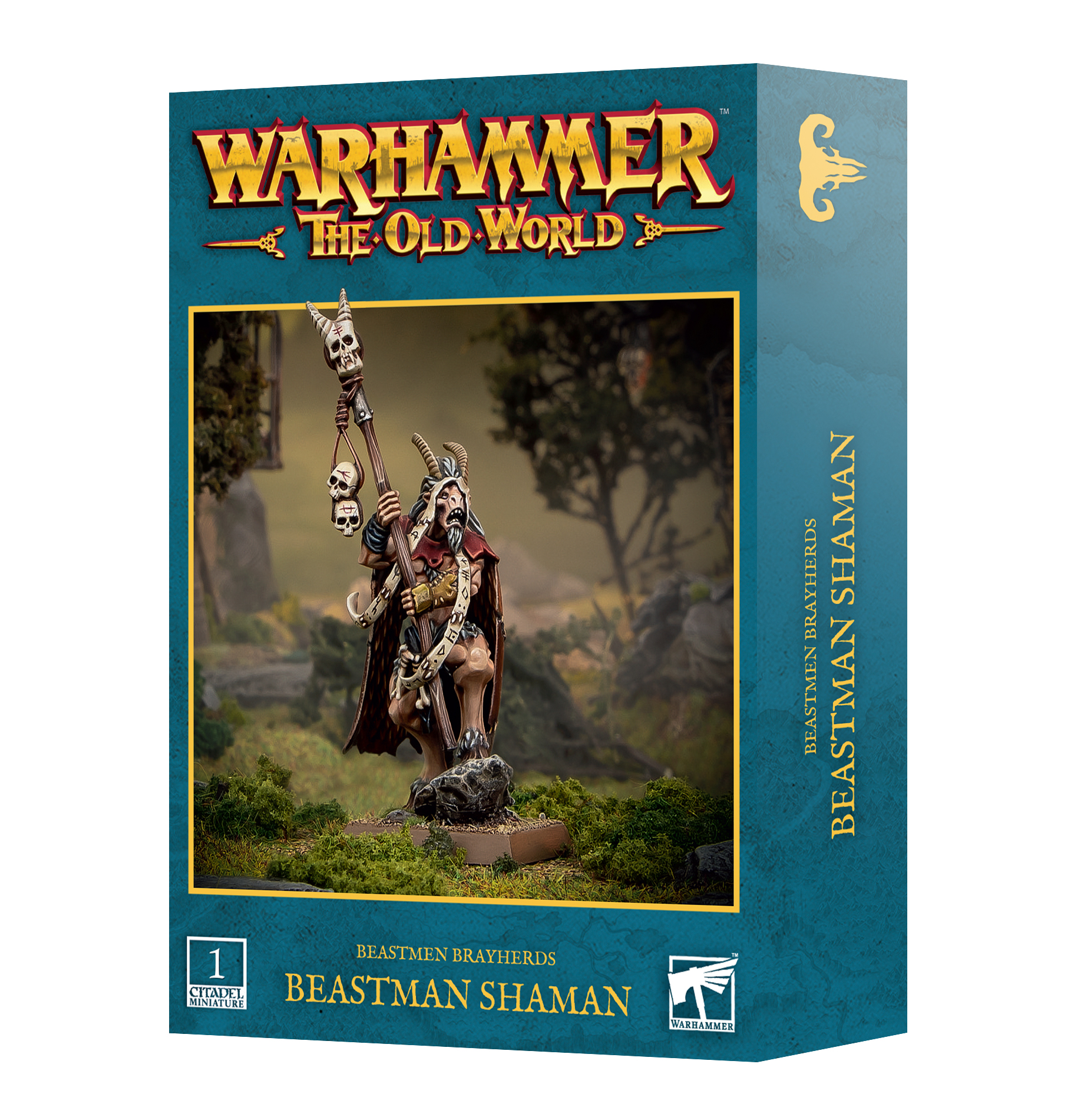 Beastmen Brayherds Beastmen shaman (warhammer nieuw)