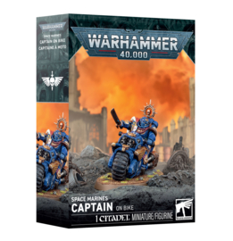 Space Marines Captain on Bike (Warhammer nieuw)
