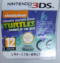 Teenage Mutant Ninja Turtles Danger of the Ooze losse cartridge (3DS tweedehands game)