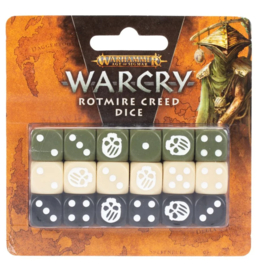 Warhammer Warcry rotmire creed dice (warhammer nieuw)