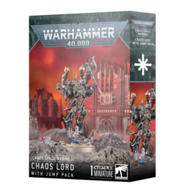 Chaos Space Marines Chaos Lord with Jump Pack (Warhammer nieuw)