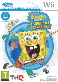 Spongebob de onnozele krabbelaar U Draw (Nintendo Wii nieuw)