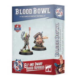 Blood Bowl Elf and Dwarf biased referees (Warhammer nieuw)