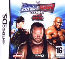 Smackdown vs Raw 2008 zonder boekje (Nintendo DS tweedehands game)