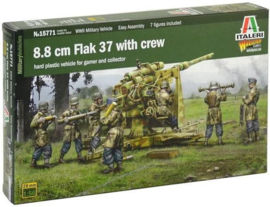 8.8 cm Flak 37 with crew (Italeri nieuw)