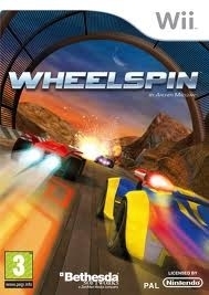 Wheelspin cover beschadigd (Wii Used Game)