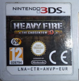 Heavy fire the chosen few 3D losse cartridge (Nintendo 3DS tweedehands game)