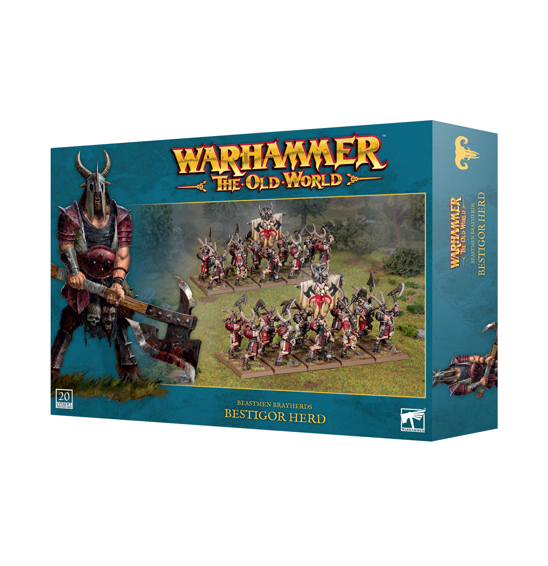 Beastmen Brayherds Bestigor Herd (warhammer nieuw)