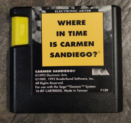 Where in the world is Carmen San Diego losse cassette (Sega Genesis tweedehands game)