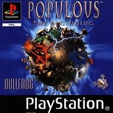 Populous the beginning zonder boekje (PS1 tweedehands game)